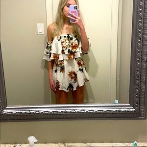 NWOT Floral Romper